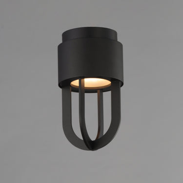 Maxim Lighting Quayside VX 8" Outdoor LED Flush Mount Black