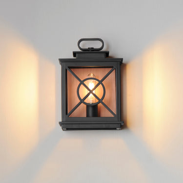 Maxim Lighting Yorktown VX Outdoor Pocket Sconce Black/Aged Copper