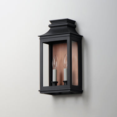 Maxim Lighting Savannah VX 2-Light Outdoor Sconce Antique Copper/Black Oxide