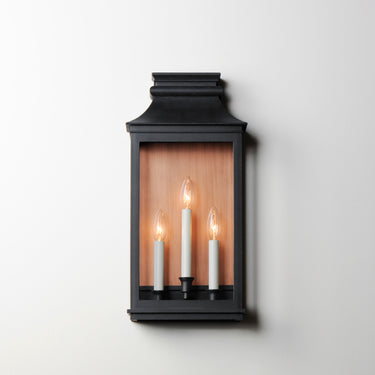 Maxim Lighting Savannah VX 3-Light Outdoor Sconce Antique Copper/Black Oxide