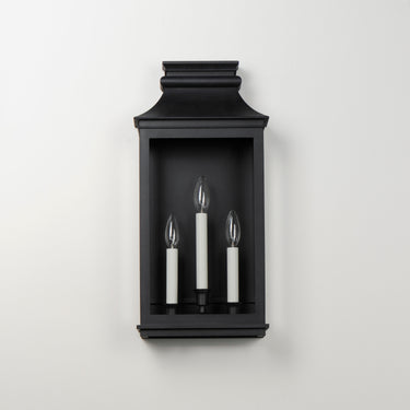 Maxim Lighting Savannah VX 3-Light Outdoor Sconce Black Oxide