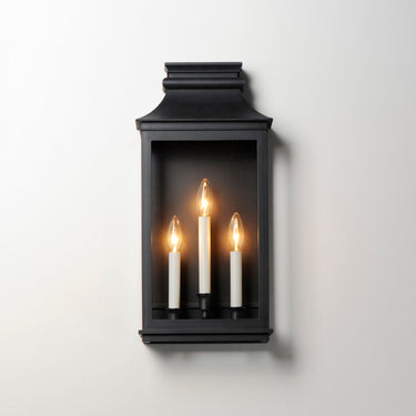 Maxim Lighting Savannah VX 3-Light Outdoor Sconce Black Oxide
