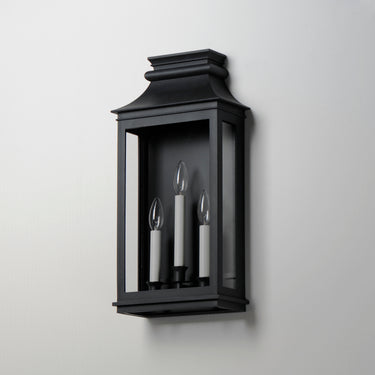 Maxim Lighting Savannah VX 3-Light Outdoor Sconce Black Oxide