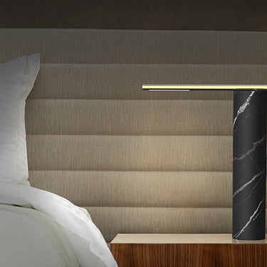 T.O Marble LED Table Lamp with Dimmable Rotating Arm by Pablo Designs - image 3