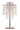 Finesse Decor Square Crystal Double Crown Table Lamp - Chrome 