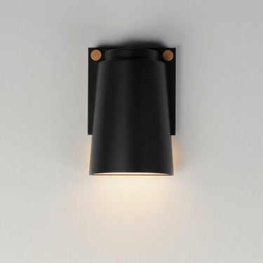 Maxim Lighting Rivet VX LED Outdoor Sconce Black/Antique Brass
