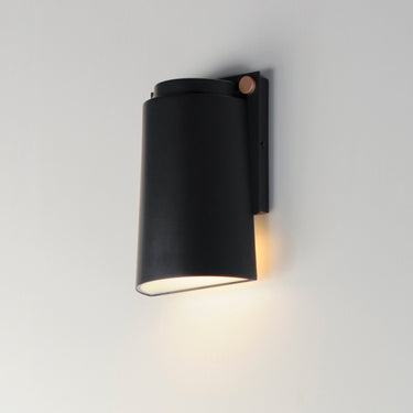 Maxim Lighting Rivet VX LED Outdoor Sconce Black/Antique Brass