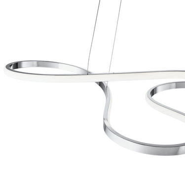 Finesse Decor Shanghai LED Adjustable Chandelier Chrome