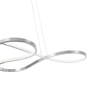 Finesse Decor Shanghai LED Adjustable Chandelier Chrome