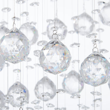 Finesse Decor Crystal Double Helix Chandelier 7 Lights