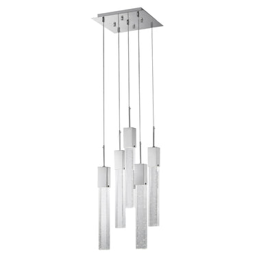 Finesse Decor Rectangular Crystal Chandelier XL 5 Light