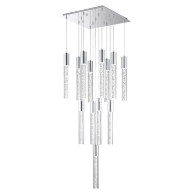 Finesse Decor Acrylic Cylinder Chandelier// 13 Light