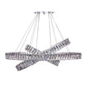 Finesse Decor Crystal Elegance LED Chandelier 3 Ovals