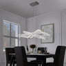 Finesse Decor Crystal Elegance LED Chandelier 3 Rectangles