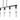 Finesse Decor Harmony 5 Light Chandelier - Matte Black 