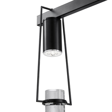 Finesse Decor Harmony 5 Light Chandelier Matte Black