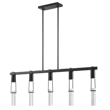 Finesse Decor Harmony 5 Light Chandelier Matte Black