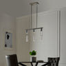 Finesse Decor Harmony 3 Light Chandelier Chrome