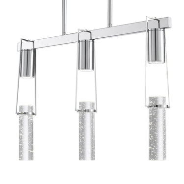 Finesse Decor Harmony 3 Light Chandelier Chrome