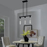 Finesse Decor Harmony 3 Light Chandelier Matte Black