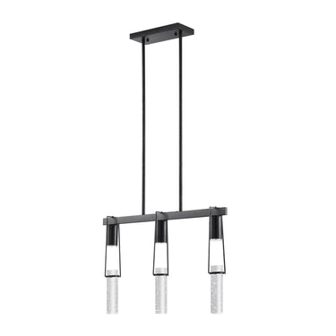 Finesse Decor Harmony 3 Light Chandelier Matte Black