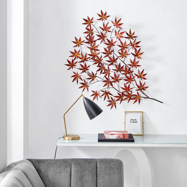 Finesse Decor Fall Leaves Wall Art Earthtones