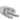 Finesse Decor Boli Panther Sculpture Glass and Chrome