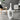 Finesse Decor Trombone Vase - Small White 