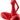 Finesse Decor The Diana Sculpture - Large, Red 