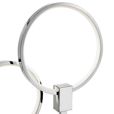 Finesse Decor Hong Kong LED Tall Table Lamp Chrome