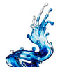 Finesse Decor Wave Sculpture Transparent Blue, Large