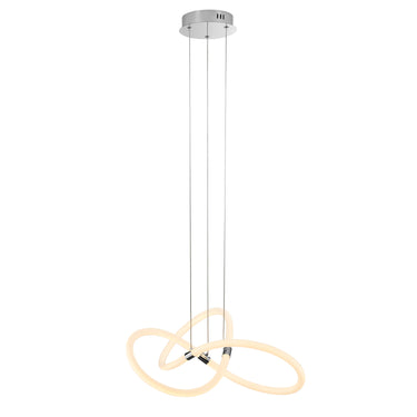 Finesse Decor Daisy LED Adjustable Chandelier Chrome