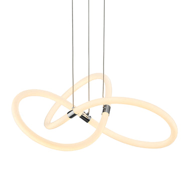 Finesse Decor Daisy LED Adjustable Chandelier Chrome