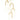 Finesse Decor LED Five Clips Chandelier Sandy Gold