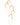 Finesse Decor LED Five Clips Chandelier - Sandy Gold 