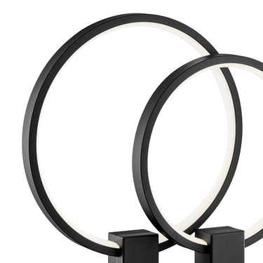 Finesse Decor Hong Kong LED Short Table Lamp Matte Black