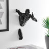 Finesse Decor Runner Man 13" Wall Sculpture Black