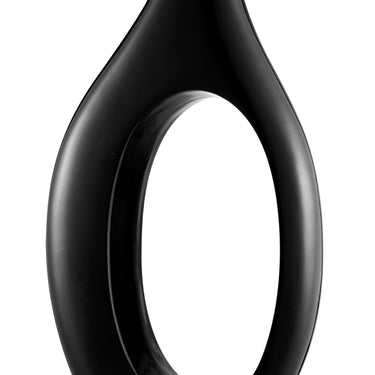 Finesse Decor Trombone Vase Small Black