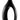 Finesse Decor Trombone Vase - Large Black 