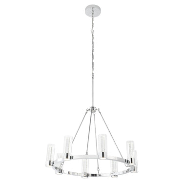 Finesse Decor Victory 8 Light Chandelier Chrome