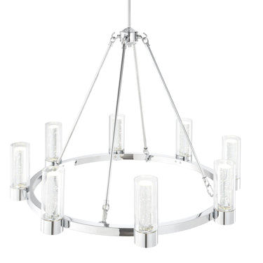 Finesse Decor Victory 8 Light Chandelier Chrome