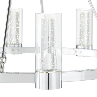Finesse Decor Victory 8 Light Chandelier Chrome