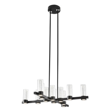 Finesse Decor Victory 12 Light Chandelier Matte Black