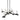 Finesse Decor Victory 12 Light Chandelier - Matte Black 