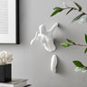 Finesse Decor Runner Woman 13" Wall Sculpture White