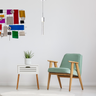Finesse Decor Rectangular Crystal Pendant XL 1 light