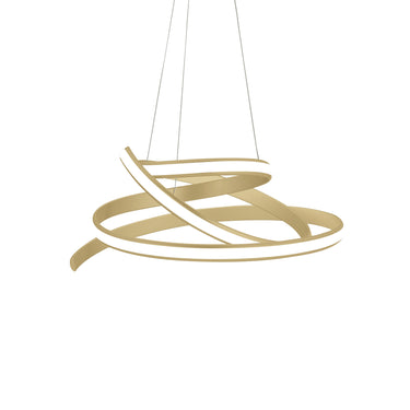 Finesse Decor Oslo LED Adjustable Chandelier Gold