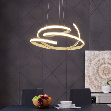 Finesse Decor Oslo LED Adjustable Chandelier Gold