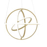 Finesse Decor Oxford LED Adjustable Chandelier Sandy Gold