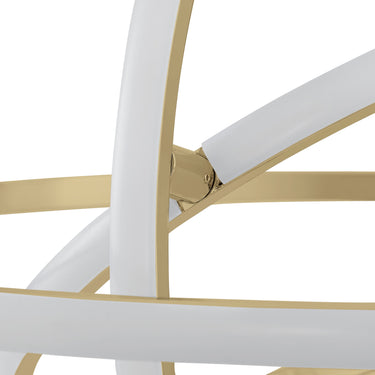 Finesse Decor Oxford LED Adjustable Chandelier Sandy Gold